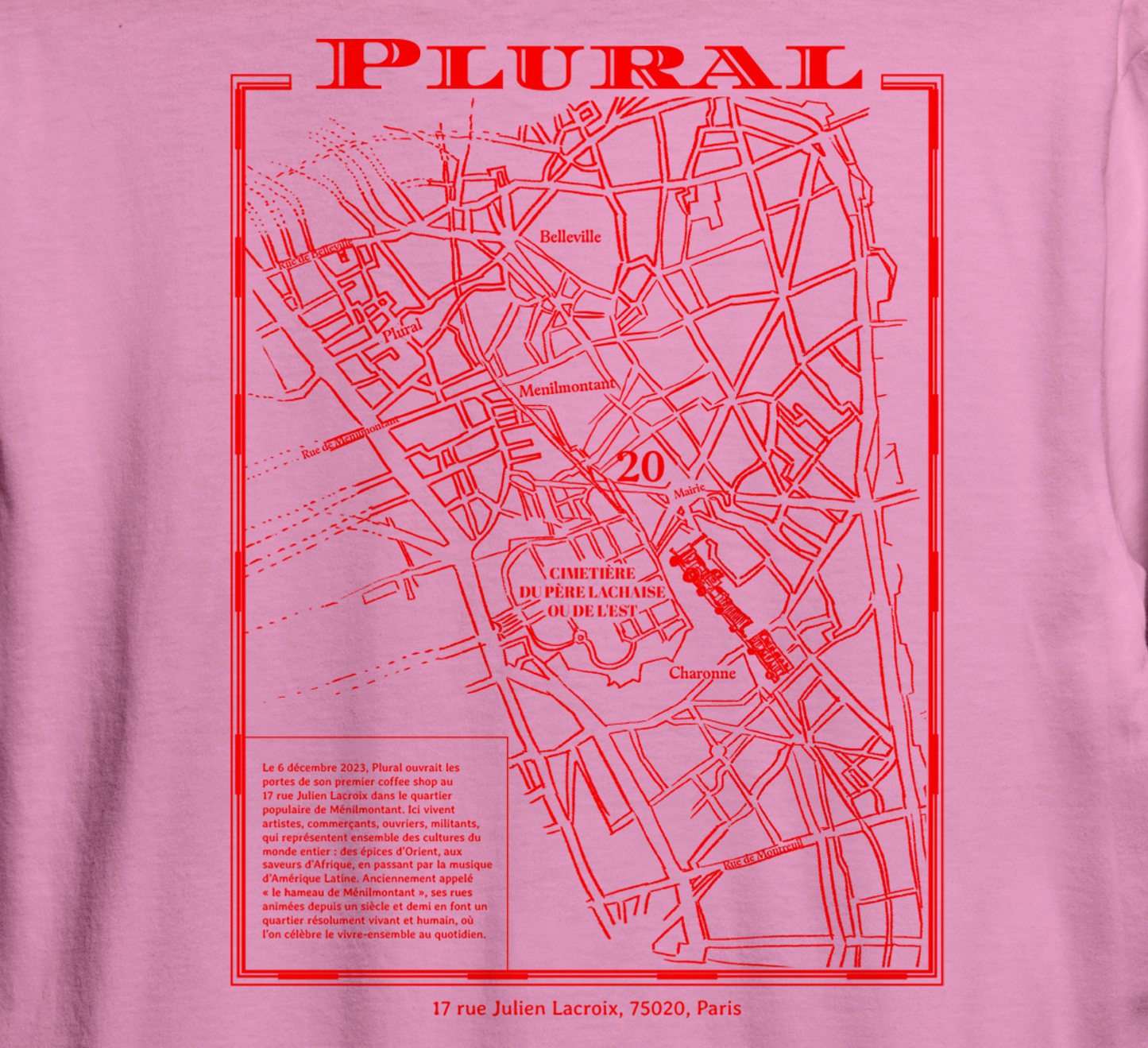 T-shirt Plural Menilmontant