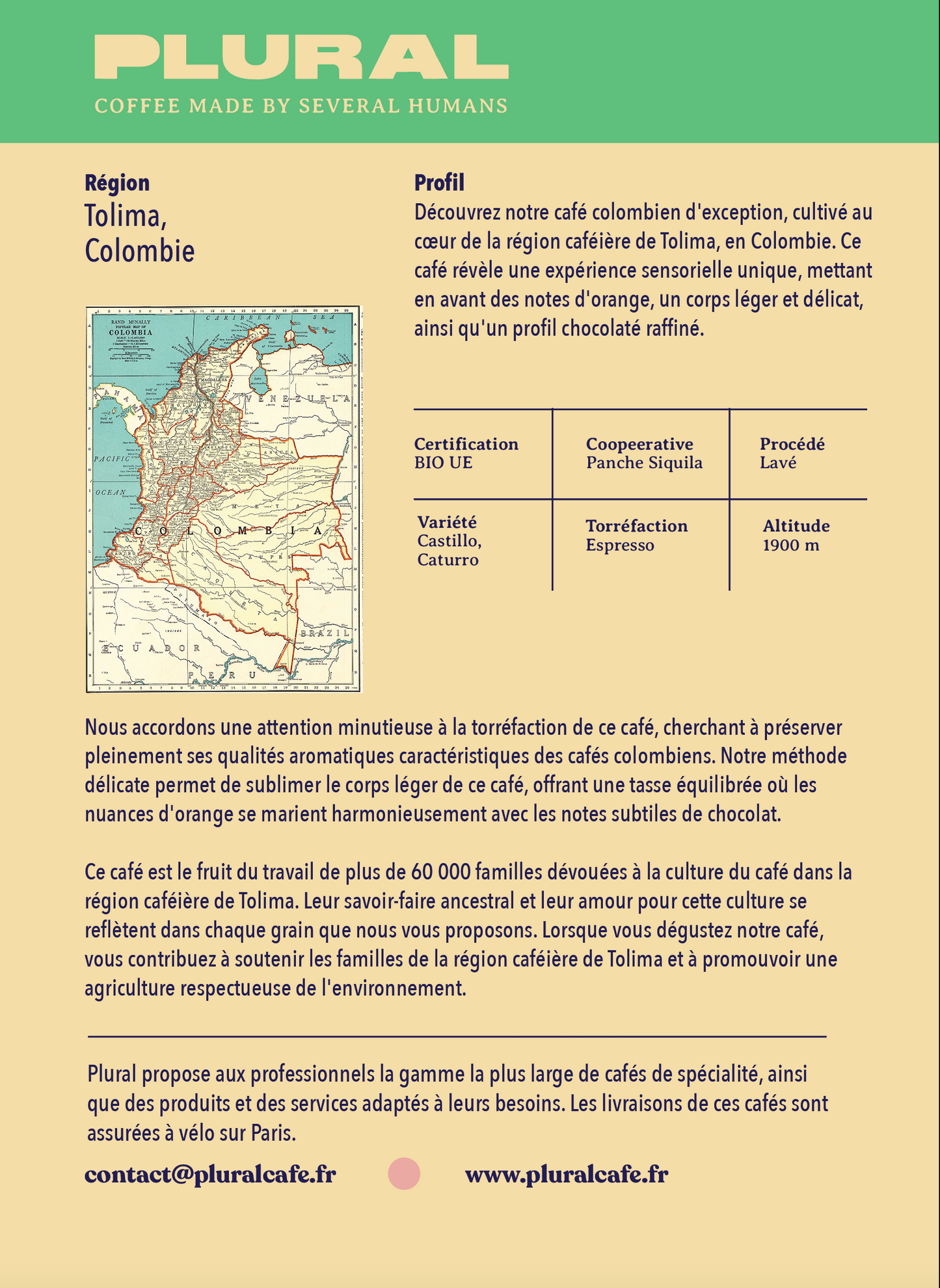 Colombie - Tolima