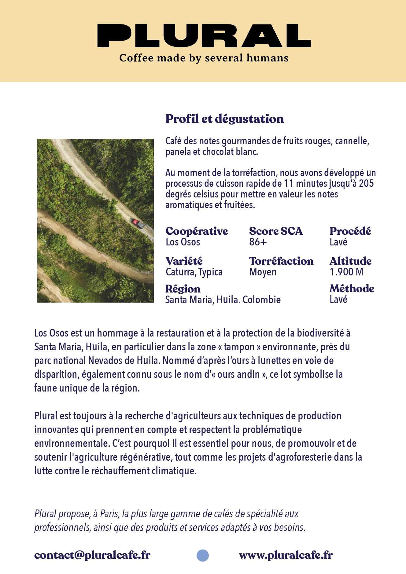 Colombia - LOS OSOS Restaurer et protéger la biodiversité