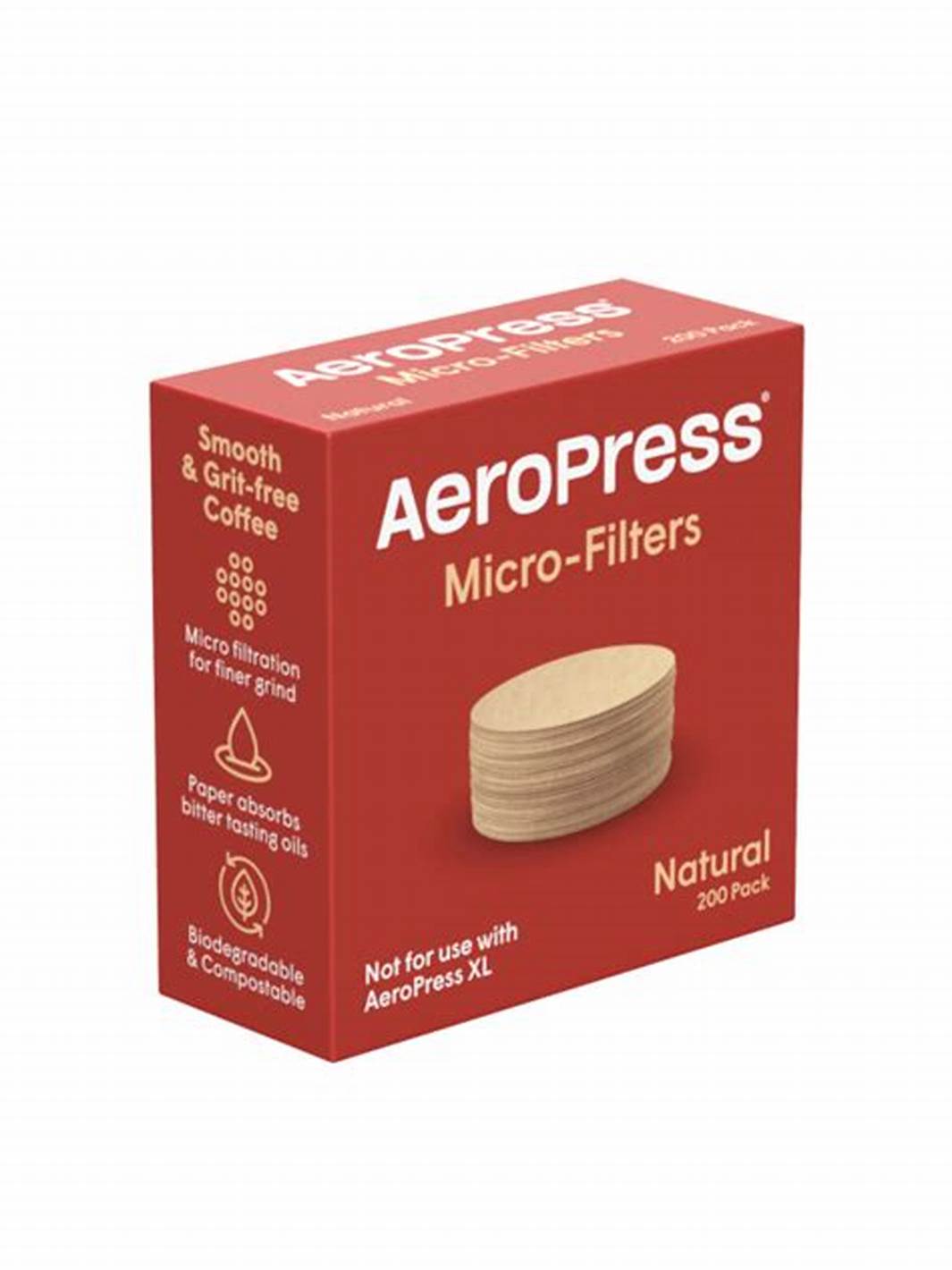 Aeropress original filtre papier naturel x 200