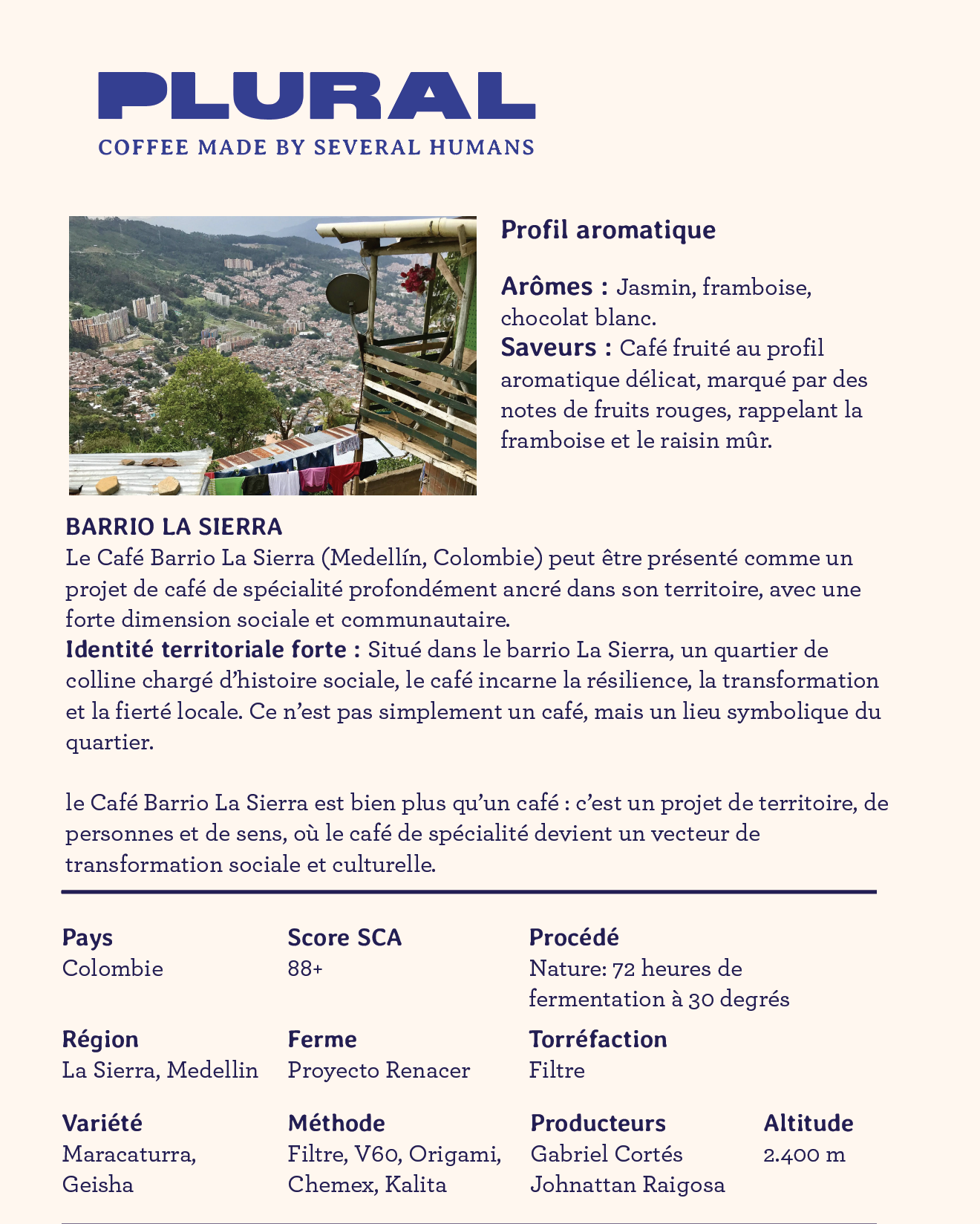 Colombia - La Sierra - Honey