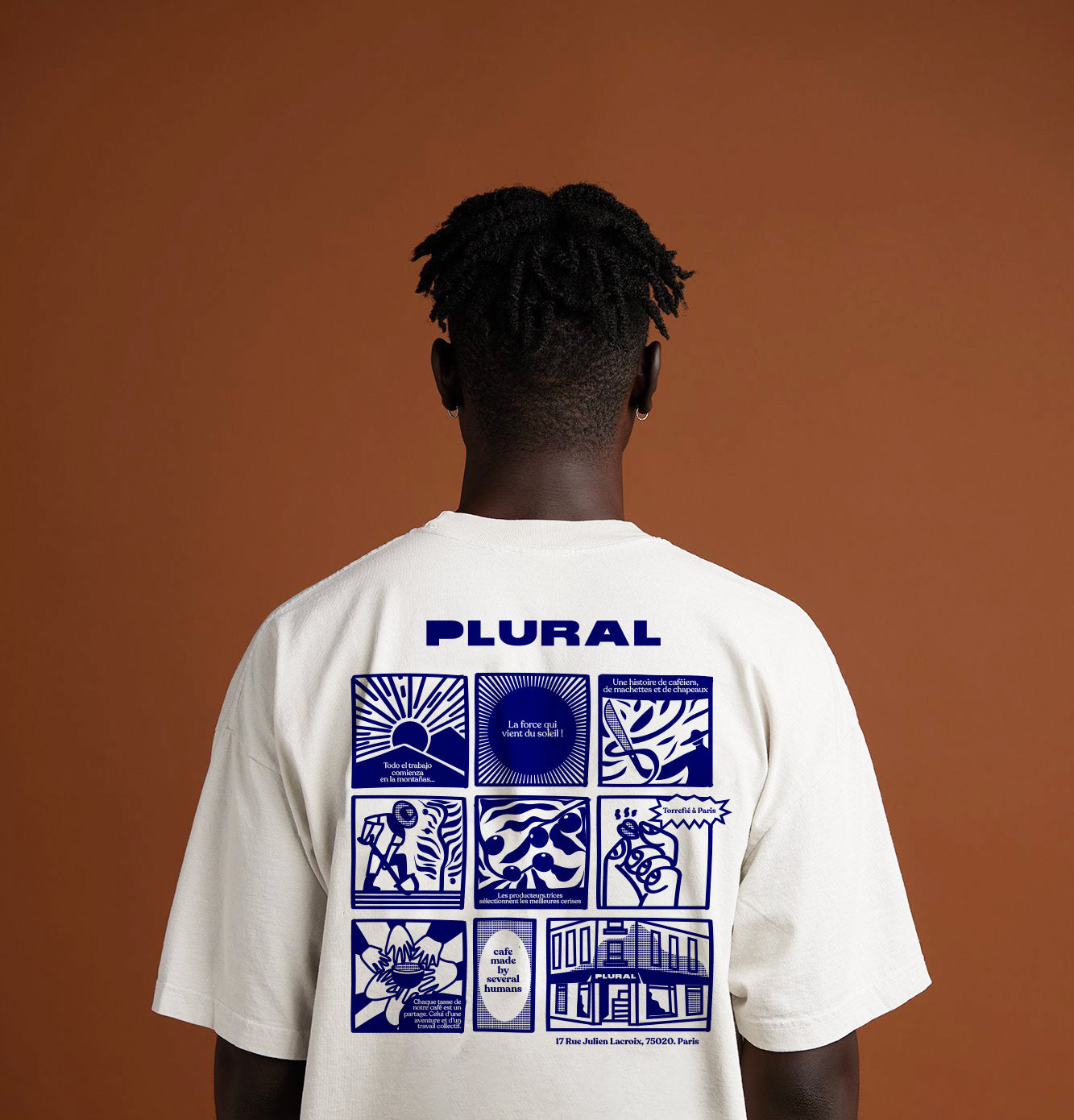 T-shirt Plural Café *Pré-commande